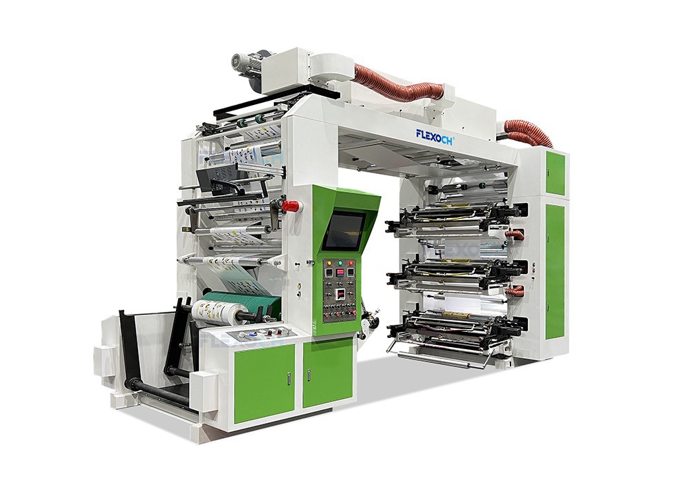 6 Colour Stack Type Flexo Printing Machine 6 Colour Stack Type Flexo Printing Machine