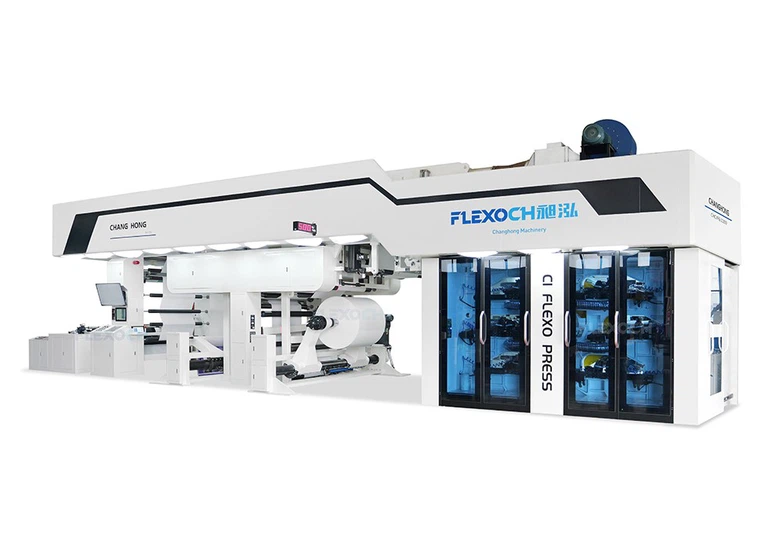 6 Colour Gearless Flexo Printing Machine 6 Colour Gearless Flexo Printing Machine