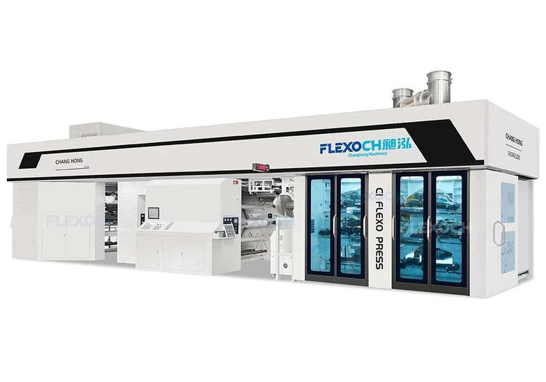 6 Colour Gearless Flexographic Printing Machine 6 Colour Gearless Flexographic Printing Machine