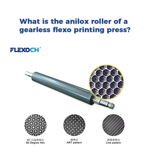 Apakah penggelek anilox bagi mesin cetak flexo tanpa gear?
